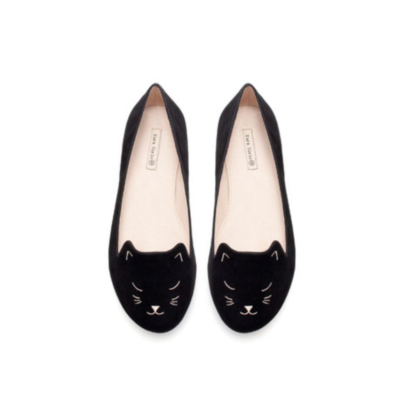 Zara Other - Zara girls Kitty Cat ballet flats NEW WITH TAGS
